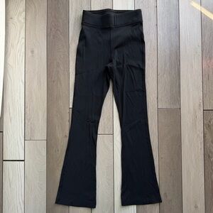 Outdoor Voices Black Ribbed Leggings